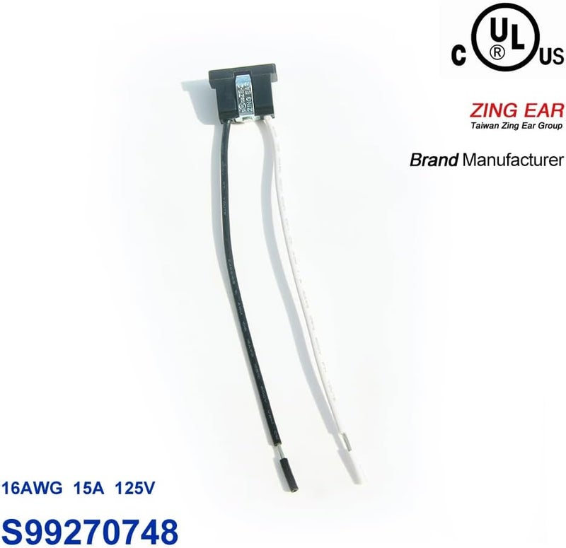 XCZZ S99270748 Receptacle for Broan Exhaust Fan,15A,125V,16AWG - Image 2